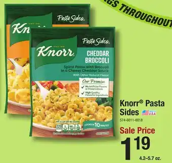 Menards Knorr Pasta Sides Cheddar Broccoli Pasta - 4.3 oz offer