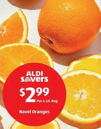 Aldi Navel Oranges offer