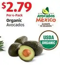 Aldi Organic Avocados offer
