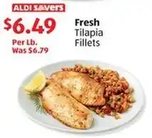 Aldi Fresh Tilapia Fillets offer