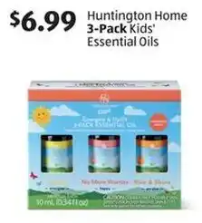 Aldi Huntington Home 3-Pack Kids' Essential Oils offer