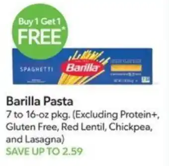 Publix Barilla Pasta offer