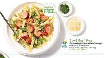 Publix GreenWise Italian Chicken Sausage offer