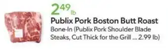 Publix Publix Pork Boston Butt Roast offer