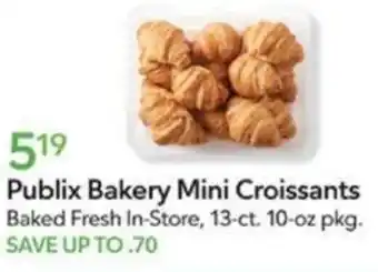 Publix Publix Bakery Mini Croissants offer