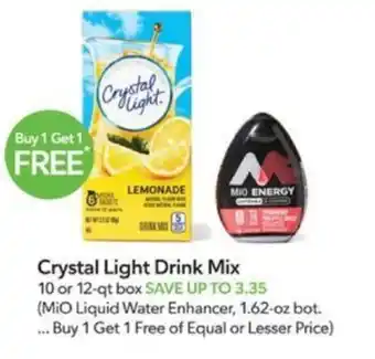 Publix Crystal Light Drink Mix offer