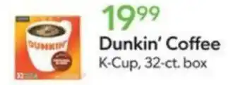 Publix Dunkin' Coffee offer