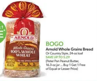 Publix Arnold Whole Grains Bread offer