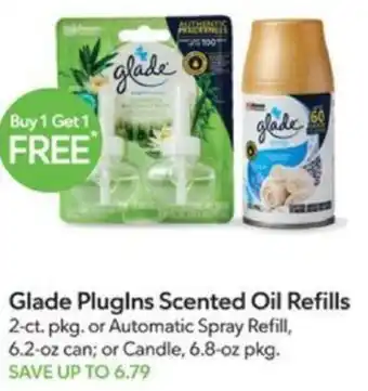 Publix Glade Plugins Scented Oil Refills offer