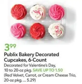 Publix Publix Bakery Decorated Cupcakes, 6-Count offer