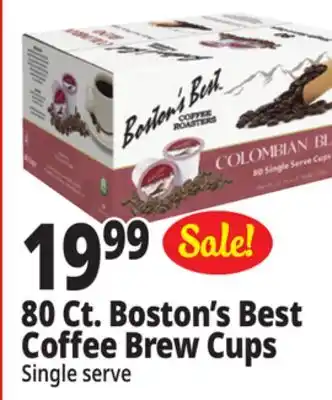 Ocean State Job Lot 80 Ct. Boston's Best Coffee Brew Cups offer