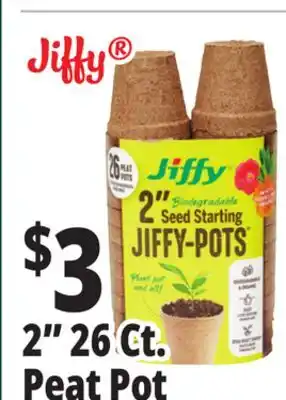 Ocean State Job Lot 2 Biodegradable Seed Starting Jiffy-Pots, 26-pots offer