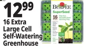 Ocean State Job Lot 16 Extra Large Cell Self-Watering Greenhouse offer