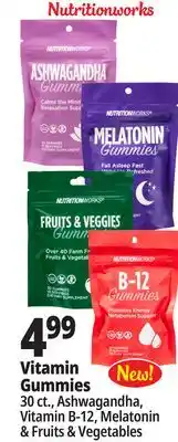 Ocean State Job Lot Nutritionworks Vitamin Gummies offer