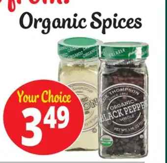 Ocean State Job Lot Organic Spices offer