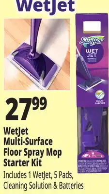 Ocean State Job Lot Swiffer WetJet Multi-Surface Mopping Cleanser Starting Kit, 11-Piece offer