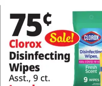 Ocean State Job Lot Clorox Disinfecting Wipes offer