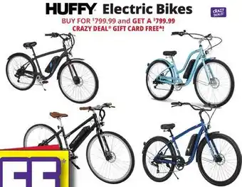 Ocean State Job Lot HUFFY Electric Bikes offer