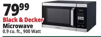 Ocean State Job Lot Black + Decker 900W Stainless Steel Microwave Oven offer