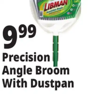 Ocean State Job Lot Precision Angle Broom With Dustpan offer