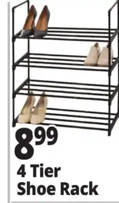 Ocean State Job Lot 4-Tier Shoe Rack offer