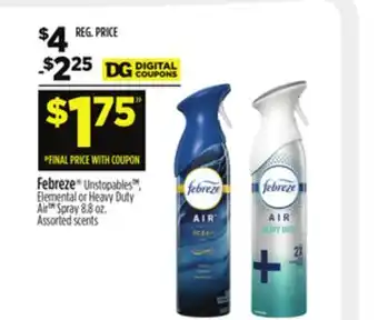 Dollar General Febreze offer
