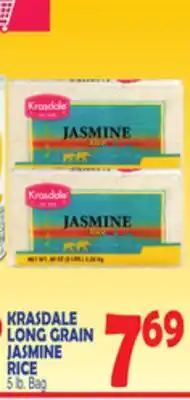 Bravo Supermarkets KRASDALE LONG GRAIN JASMINE RICE offer