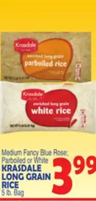 Bravo Supermarkets KRASDALE LONG GRAIN RICE offer