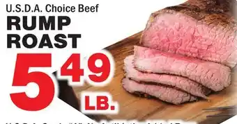 Bravo Supermarkets RUMP ROAST offer