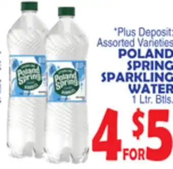 Bravo Supermarkets POLAND SPRING SPARKLING WATER offer