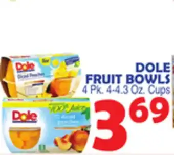 Bravo Supermarkets DOLE FRUIT BOWLS offer