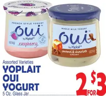 Bravo Supermarkets YOPLAIT OUI YOGURT offer