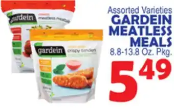 Bravo Supermarkets GARDEIN MEATLESS MEALS offer