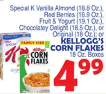 Bravo Supermarkets KELLOGG'S CORN FLAKES offer