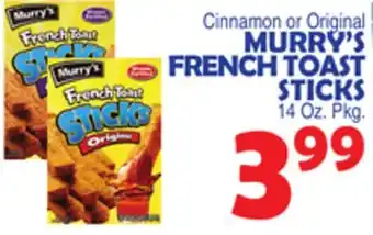 Bravo Supermarkets MURRY'S FRENCH TOAST STICKS offer