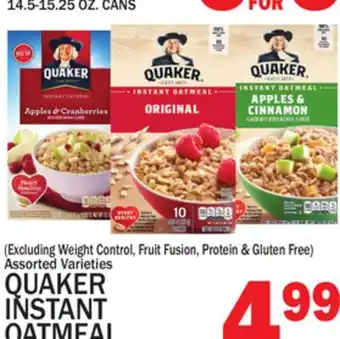 C Town QUAKER INSTANT OATMEAL offer