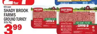 C Town SHADY BROOK FARMS GROUND TURKEY offer
