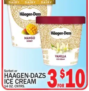 C Town HAAGEN-DAZS ICE CREAM offer