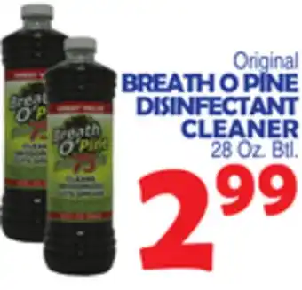Bravo Supermarkets BREATH O PINE DISINFECTANT CLEANER offer