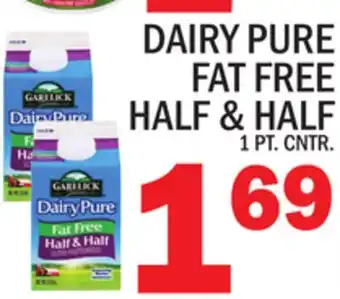 C Town DAIRY PURE FAT FREE HALF & HALF offer