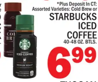 C Town STARBUCKS ICED COFFEE offer