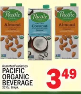 C Town PACIFIC ORGANIC BEVERAGE offer