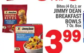 C Town JIMMY DEAN BREAKFAST BOWLS 7 Oz. Box offer