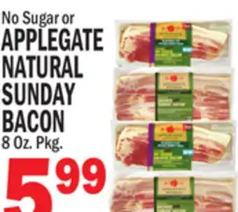C Town APPLEGATE NATURAL SUNDAY BACON offer