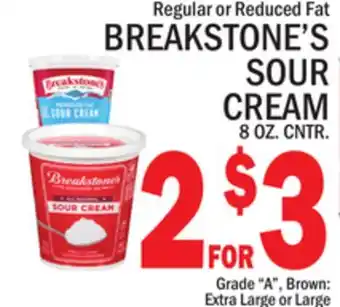 C Town BREAKSTONE'S SOUR CREAM offer