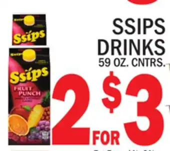 C Town SSIPS DRINKS offer