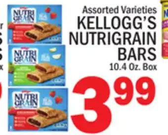 C Town KELLOGG'S NUTRIGRAIN BARS offer