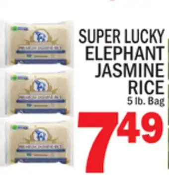 C Town SUPER LUCKY ELEPHANT JASMINE RICE offer