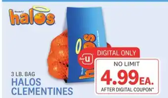 Kings Food Markets HALOS CLEMENTINES offer