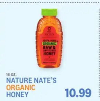 Kings Food Markets NATURE NATE'S ORGANIC HONEY offer